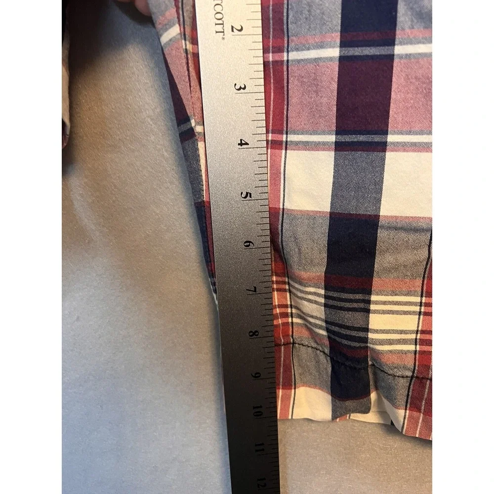 Polo Ralph Lauren Men's‎ Chino Shorts Size 38 Plaid Flat Front Shorts